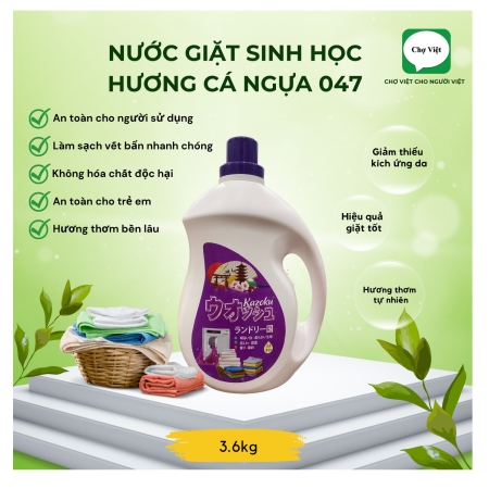 NƯỚC GIẶT KAZOKU 3.6KG HƯƠNG 047(4Sp/Thùng)