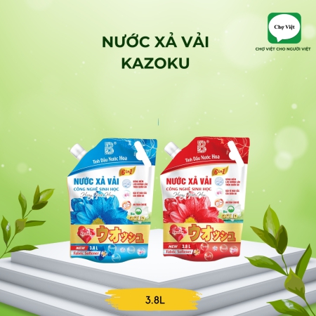 Túi Nước Xả Vải KAZOKU - 3.8L